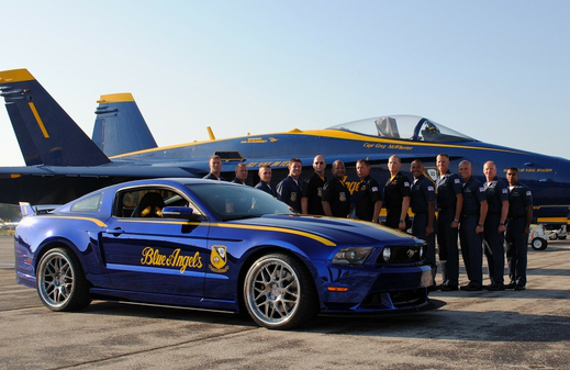 Blue angels 2012 mustang gt